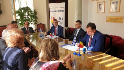 פרוטוקול שיתוף פעולה עם לשכת המסחר והתעשייה של רומניה-ישראל