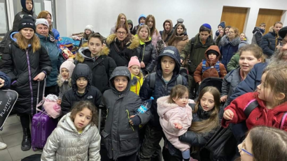 פליטים אוקראינים מגיעים לישראל