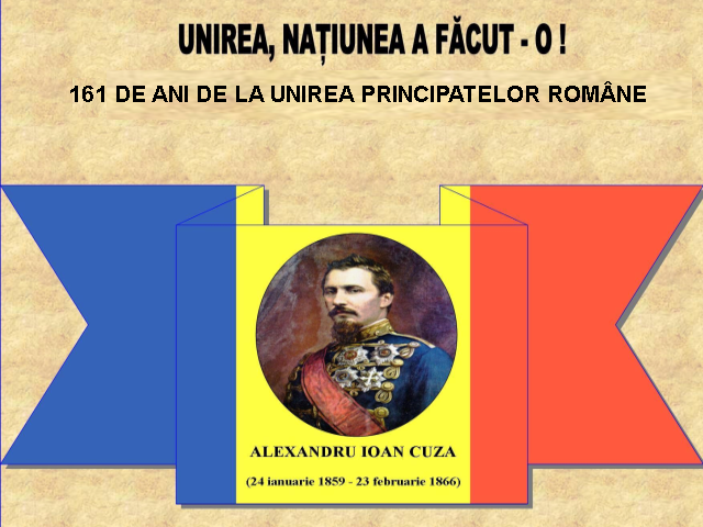 Românii sărbătoresc Unirea Principatelor