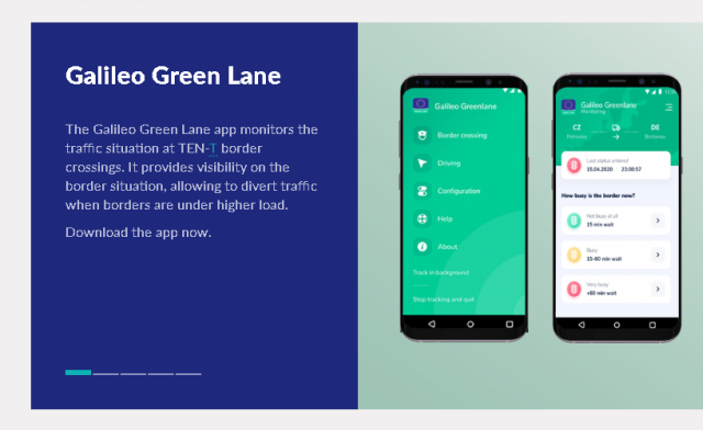 Libera circulație a mărfurilor în UE: Aplicația Galileo Green Lane reduce traficul de la frontiere