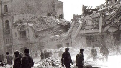 The bombing of Bucharest in April 1944