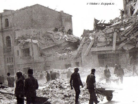 The bombing of Bucharest in April 1944