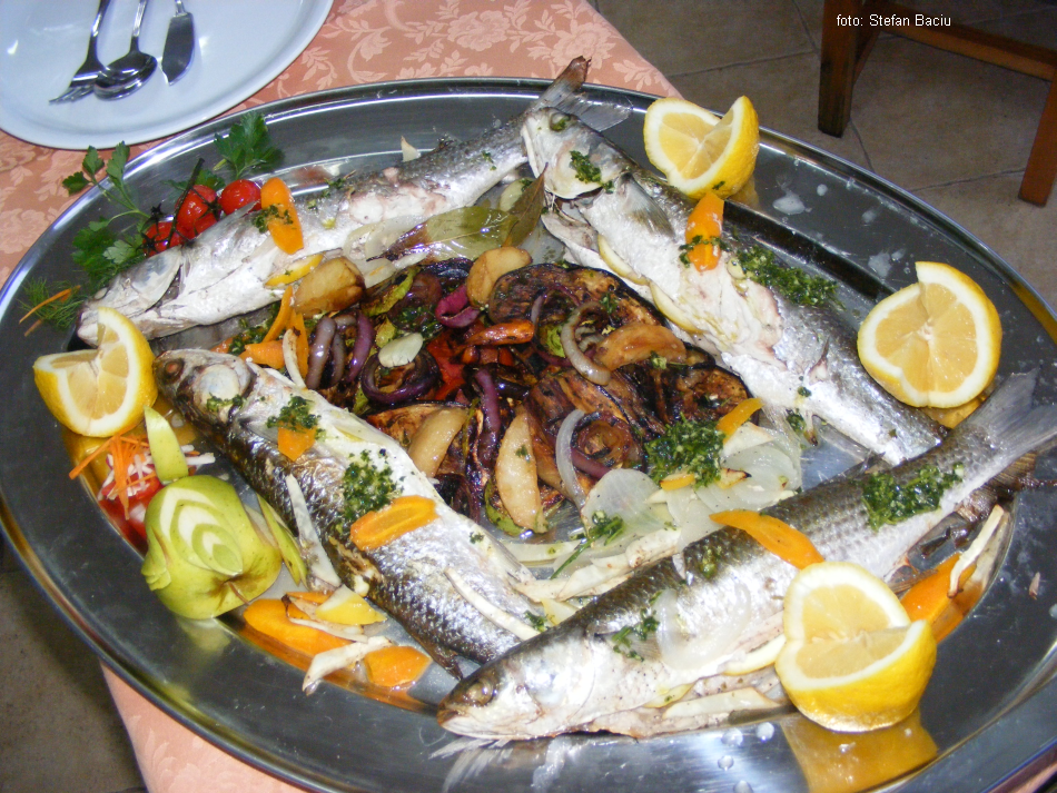 Fish on a Bed of Vegetables