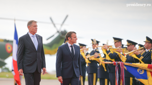 Emmanuel Macron -Klaus Iohannis, convorbiri oficiale