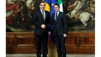 Romania – Italia: incontro Victor Ponta – Matteo Renzi