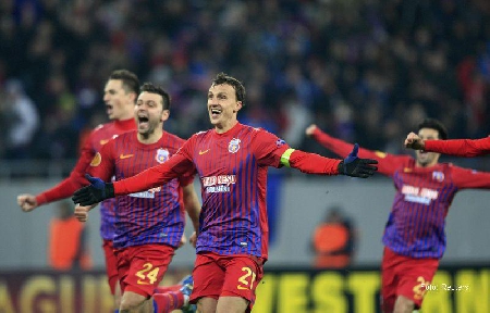 Steaua, dans les 8e de finales de la Ligue Europa