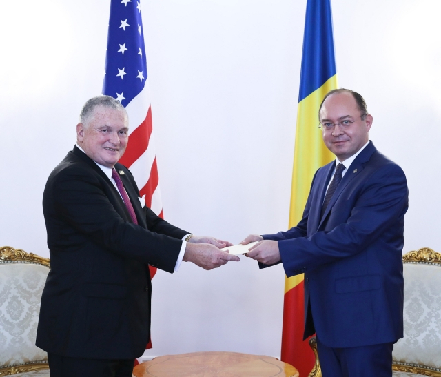 Nouvel ambassadeur des Etats-Unis à Bucarest