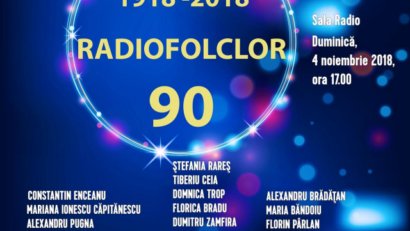 90 de ani de radiofolclor – concert aniversar la Sala Radio