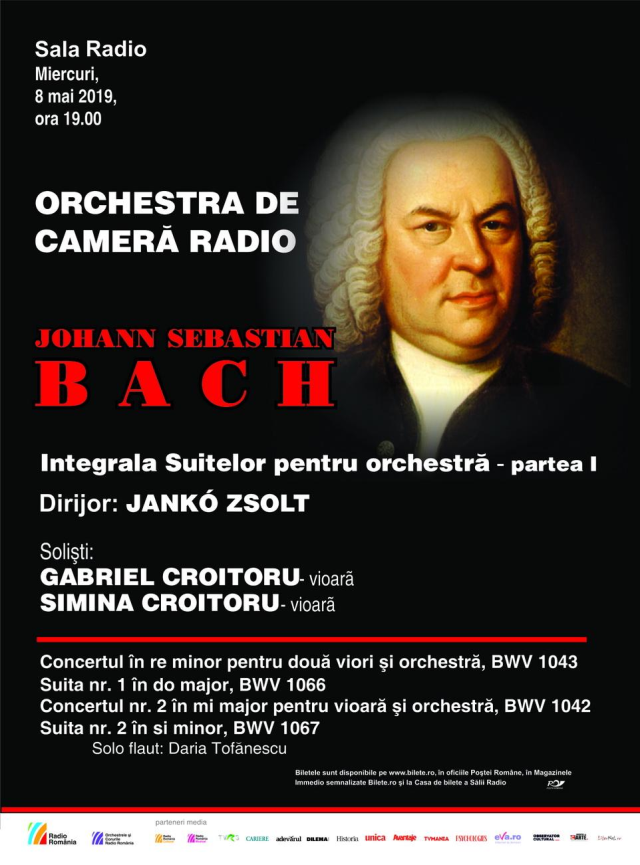 Bach – Integrala Suitelor pentru orchestră, proiect ambiţios la Sala Radio