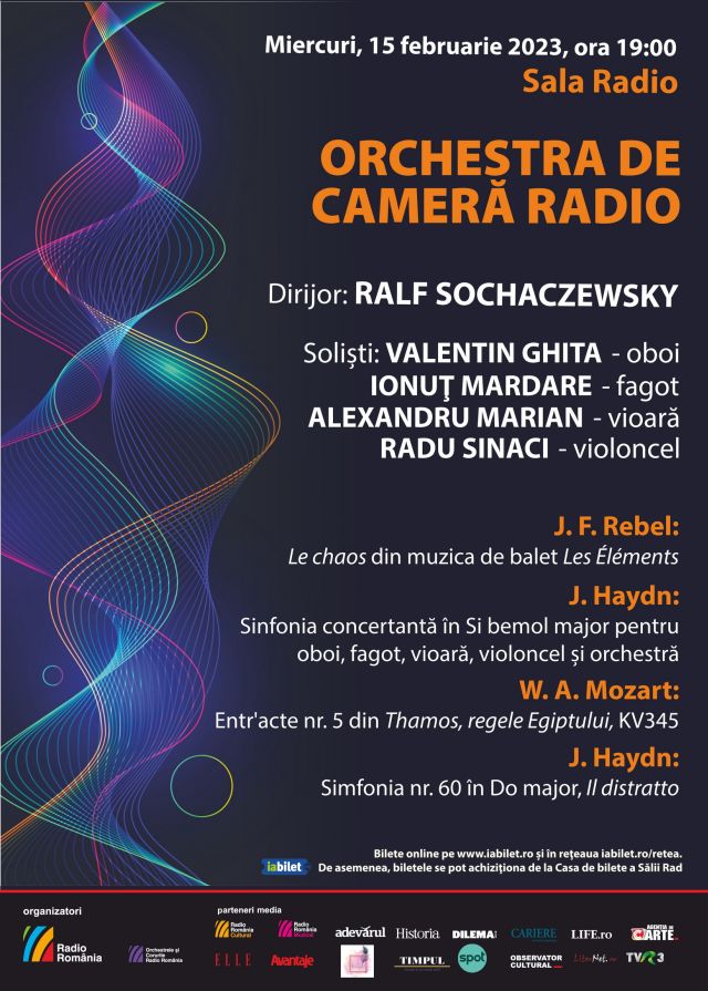 Dirijorul german Ralf Sochaczewsky: concert la Sala Radio