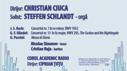 Concerte de orgă la Sala Radio, sub bagheta lui Christian Ciuca