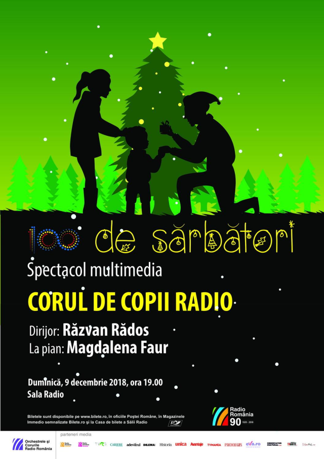 100 de sărbători, concert-eveniment al Corului de Copii Radio