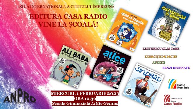 Editura Casa Radio vine la școală