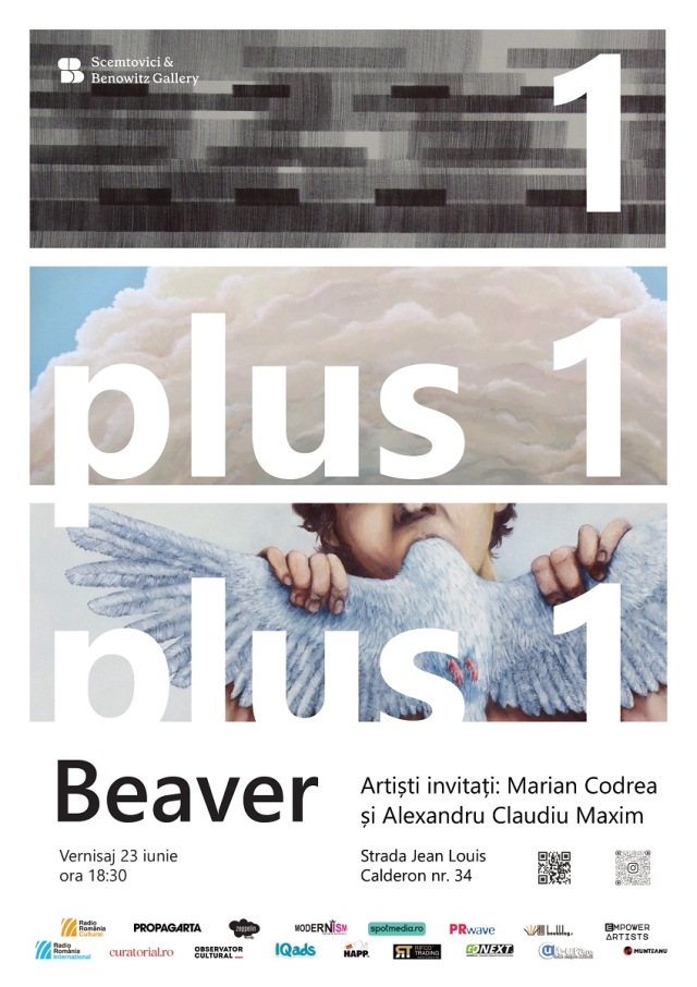 Expoziția colaborativă „Beaver 1 Plus 1 Plus 1”