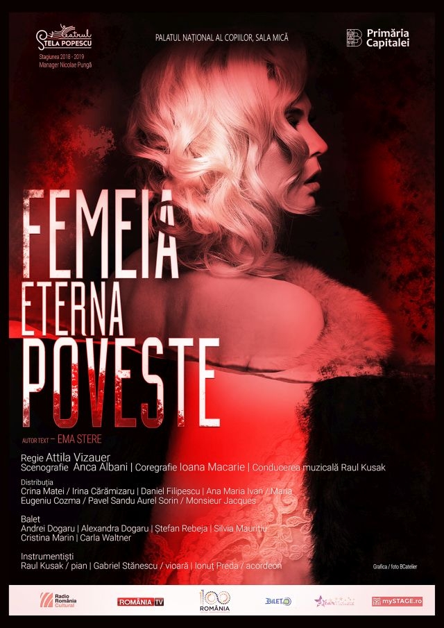 Femeia, eterna poveste în premieră la Teatrul „Stela Popescu”