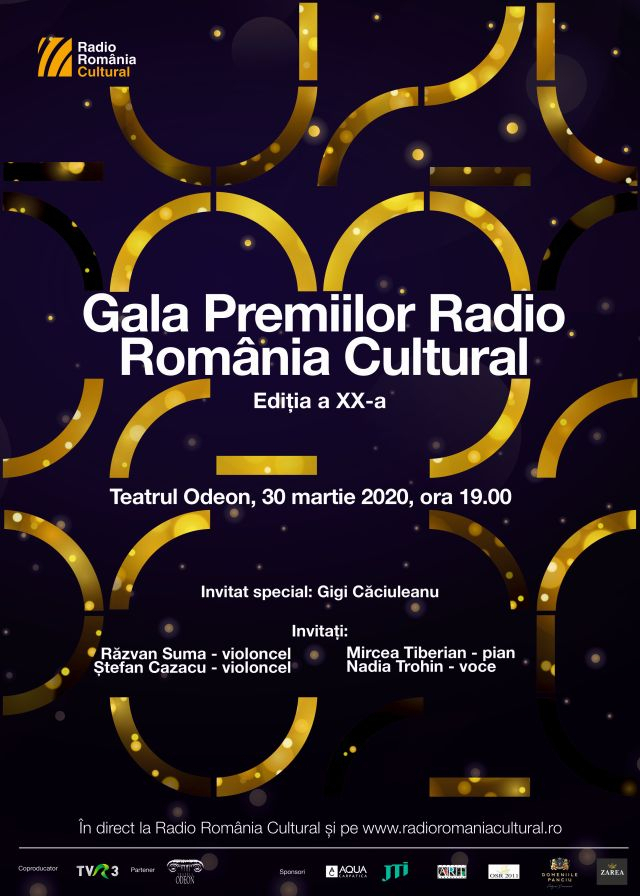 UPDATE: Gala Premiilor Radio România Cultural, de la Teatrul Odeon, a fost anulată