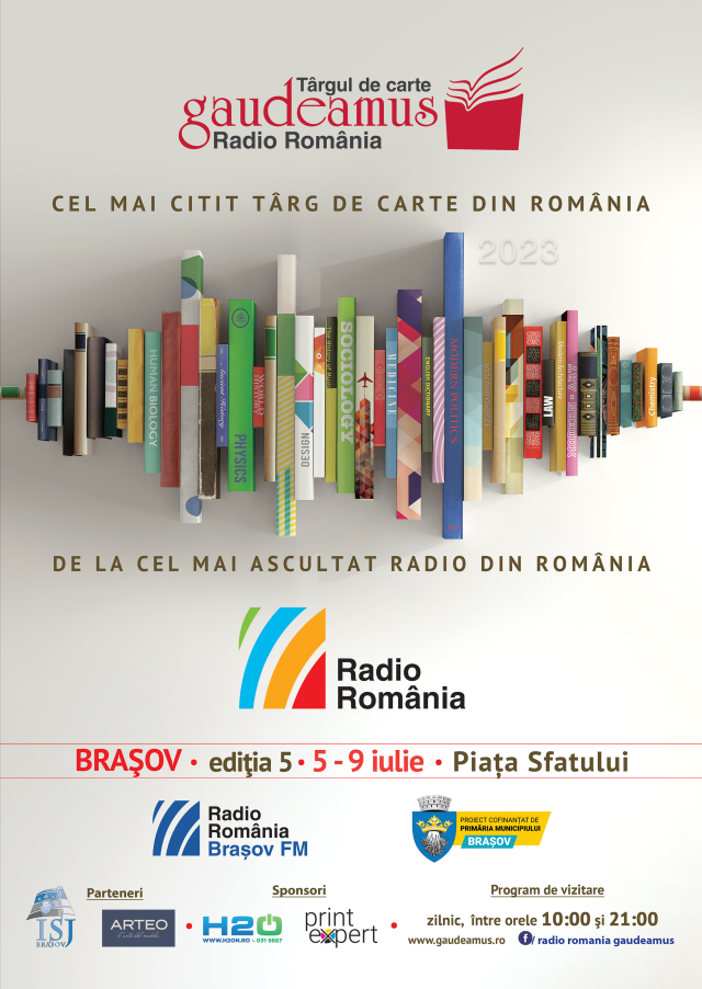 Târgul de Carte Gaudeamus Radio România Brașov, 5 – 9 iulie, Piața Sfatului