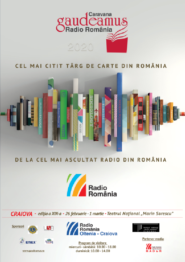 Caravana Gaudeamus Radio România debutează mâine la Craiova