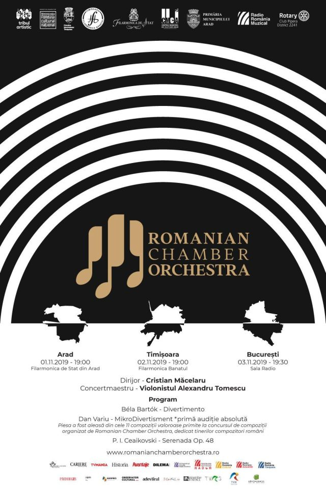 Romanian Chamber Orchestra, la Sala Radio