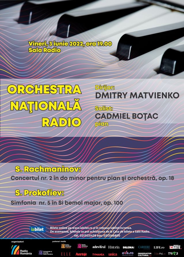 Câștigătorul Concursului Malko, dirijorul Dmitri Matvienko, la Sala Radio