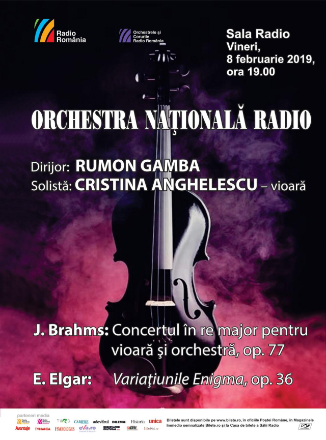 Dirijorul Rumon Gamba – concert Brahms-Elgar la Sala Radio