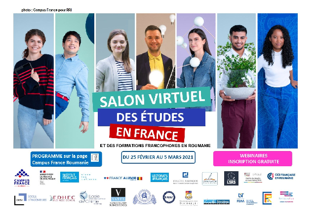 Le Salon virtuel des études en France 25.02 -05.03.2021