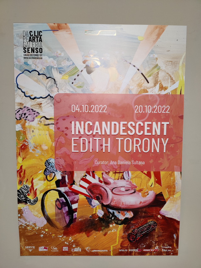 „Incandescent”, o nouă expoziție Edith Torony
