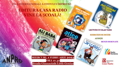 Ziua internațională a cititului împreună… cu Editura Casa Radio