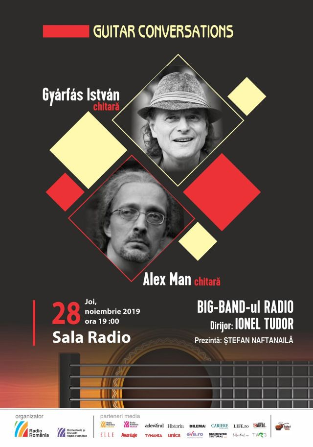 Guitar Conversations: seară specială de jazz cu Big Band-ul Radio