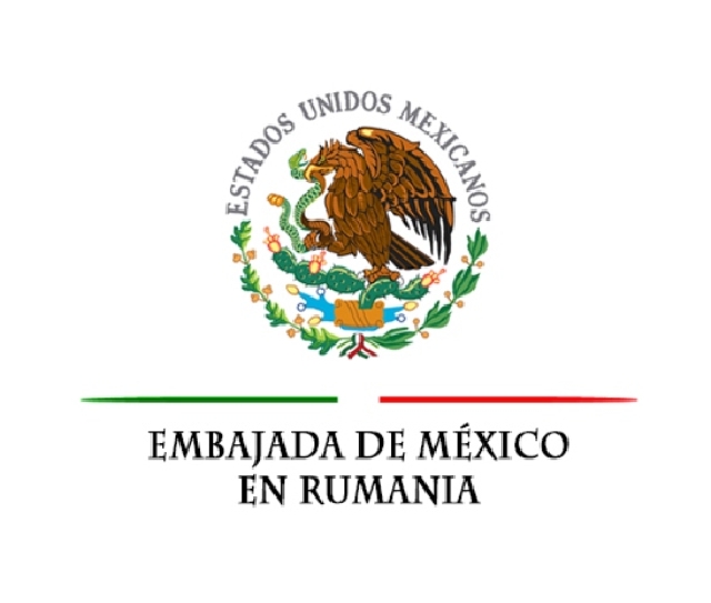 La Embajada de México en Bucarest, boletín de prensa