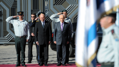 Romania’s President on a formal visit to Israel