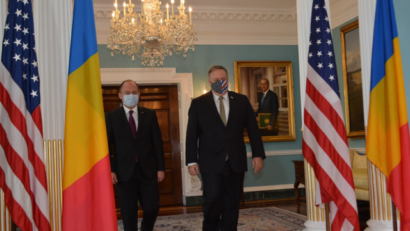 Romanian foreign minister on US visit