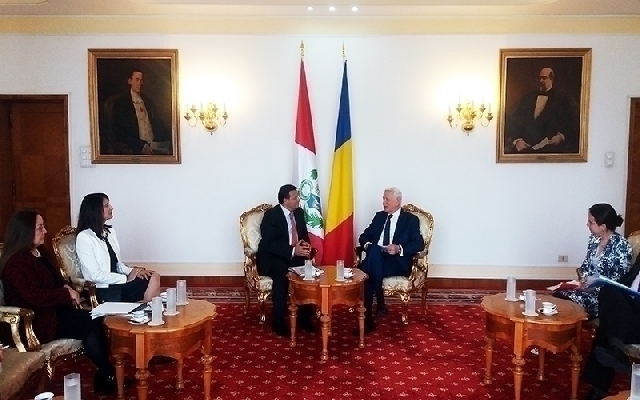 Visita a Rumanía del Viceministro peruano de Relaciones Exteriores