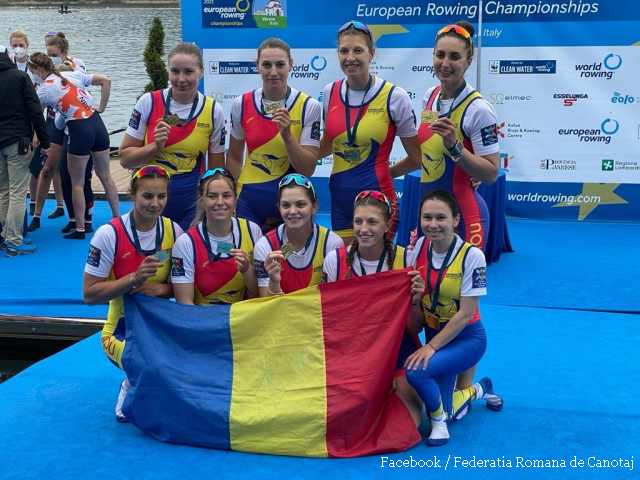 Des médailles pour la Roumanie au Championnat d’Europe d’aviron