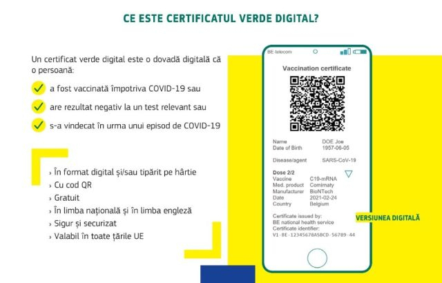 Certificatlu veardi şi relaxărli di la 1 alunaru