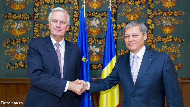 Michel Barnier hat Rumänienbesuch unternommen