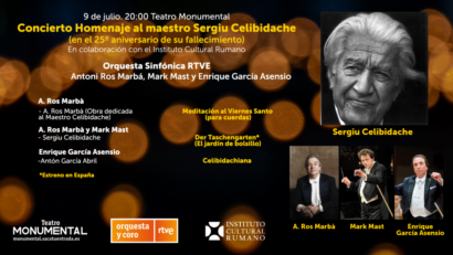 Homenaje a Sergiu Celibidache en Madrid