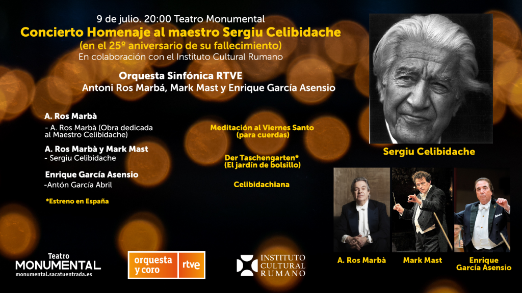 Homenaje a Sergiu Celibidache en Madrid