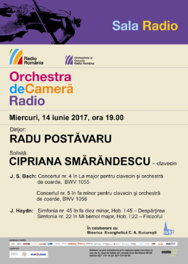 Radu Postăvaru, la pupitrul Orchestrei de Cameră Radio