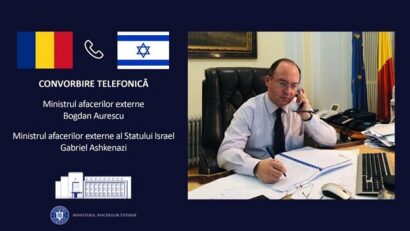 דו שיח טלפוני של שרי החוץ הרומני והישראלי
