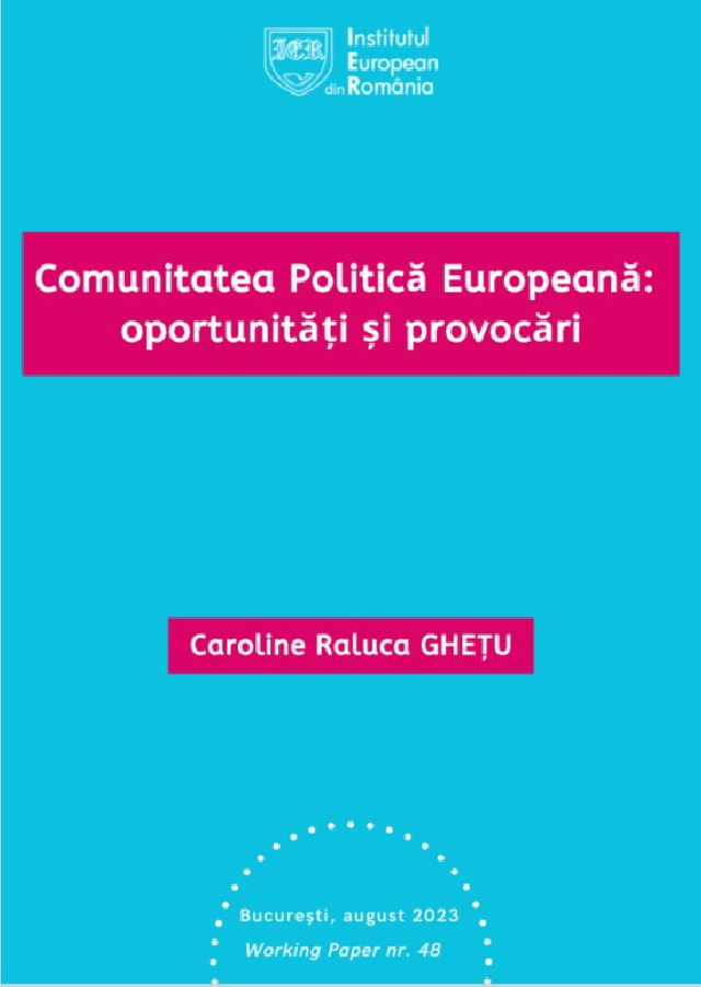 Semnal editorial: Comunitatea Politică Europeană – oportunități și provocări