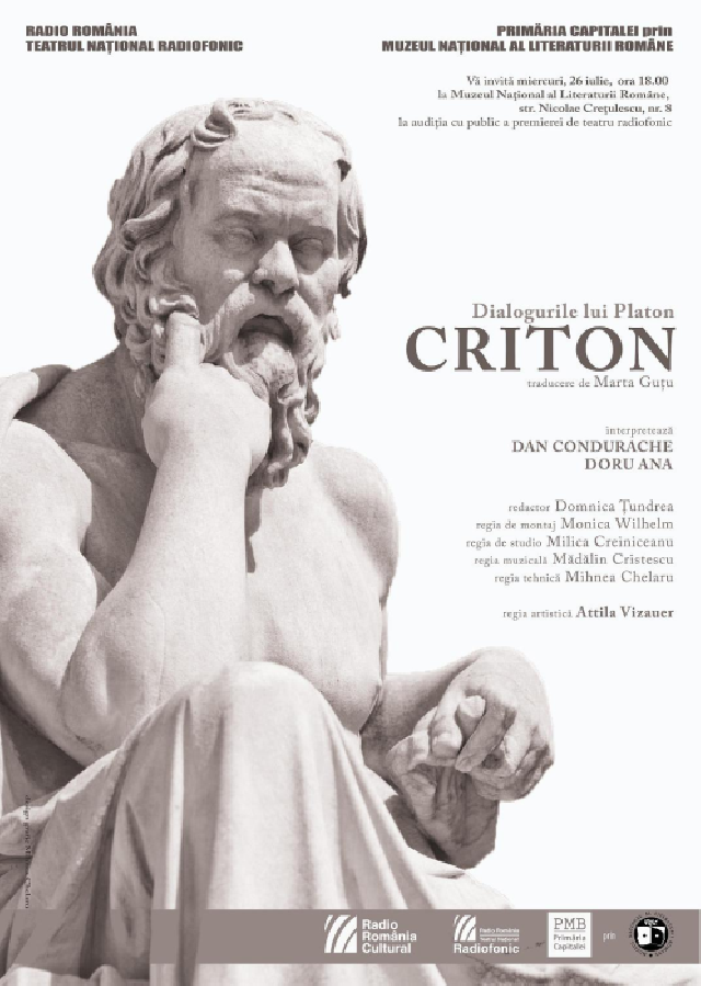 Dialogurile lui Platon. Criton