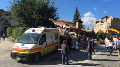 Ajutoare pentru românii afectați de cutremurul din Italia