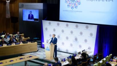 Romanian PM Dacian Ciolos at the UN Summit for Refugees and Migrants