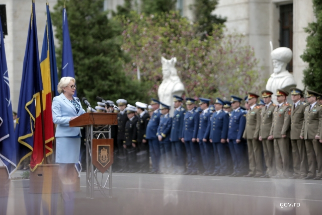 Rumänien feierte NATO-Tag am 7. April