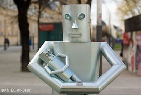 Daniel Knorr and the Robot Beggars