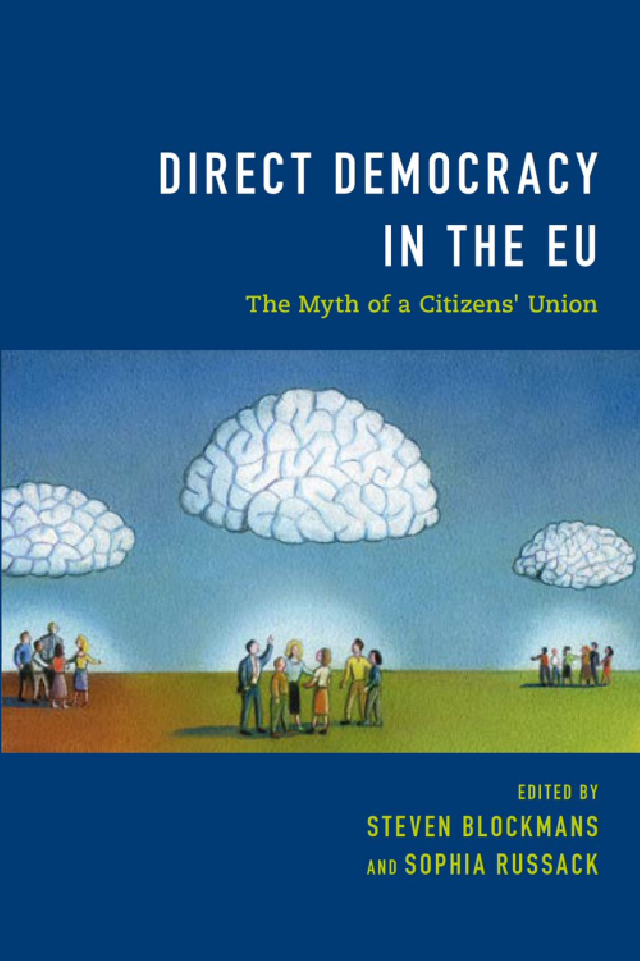 Lansarea volumului – Direct Democracy in the EU: The Myth of a Citizens’ Union