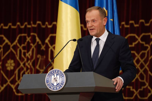 Discursul lui Donald Tusk la ceremonia de deschidere a Președinției României la Consiliul UE