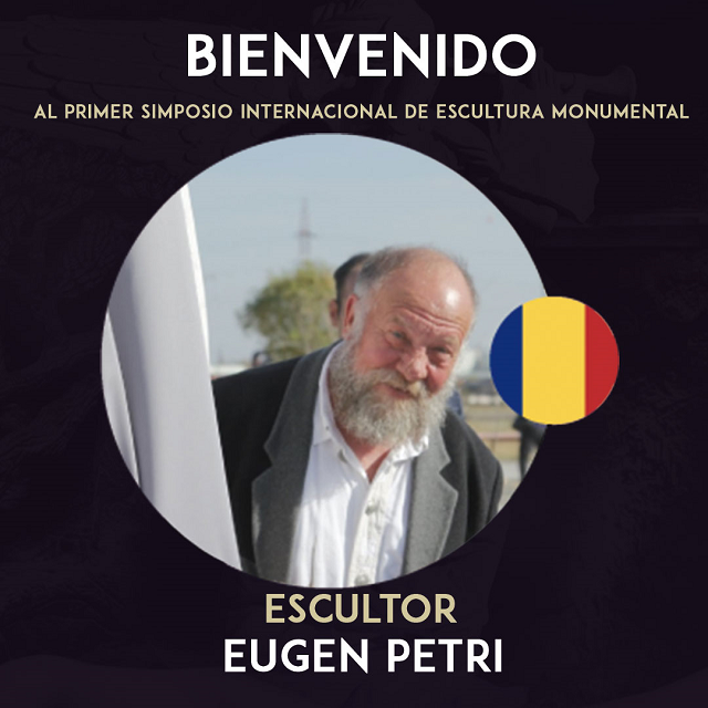 Eugen Petri la Simpozionul Internațional de Sculptură din Columbia