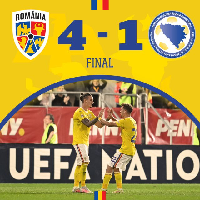Sport Club RRI: Naţionala României, în a treia divizie a fotbalului european